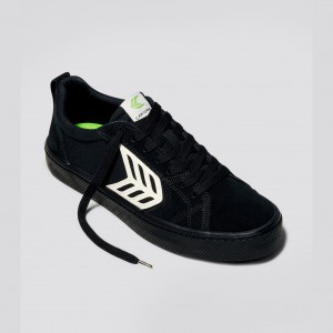 Men Cariuma Low Top Canvas CATIBA PRO All Black | UI7956021