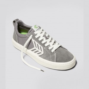 Men Cariuma Low Top Canvas CATIBA PRO Grey Contrast / Ivory | JH5730148