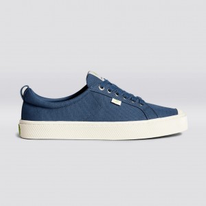 Men Cariuma Low Top Canvas Vegan OCA LOW Shadow Blue | XC0796251