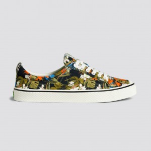 Men Cariuma Low Top Canvas Vegan OCA LOW Tropical Forest | PJ7240913