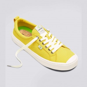 Men Cariuma Low Top Canvas Vegan OCA LOW Yellow | JY7235401