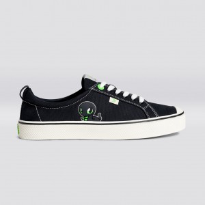 Men Cariuma Low Top Canvas Vegan OCA LOW Low Black | FE7325861