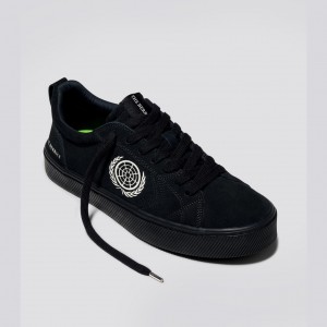 Men Cariuma Low Top Suede CATIBA PRO Black | EF1543628