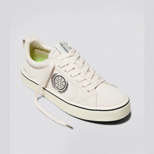 Men Cariuma Low Top Suede CATIBA PRO White | DF9276543