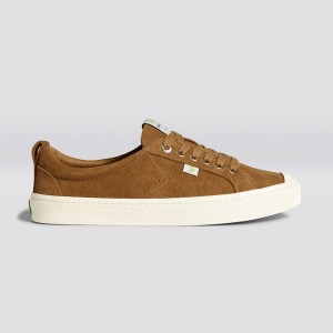 Men Cariuma Low Top Suede OCA LOW Camel Brown | MY1079364