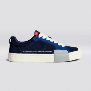 Men Cariuma Low Top Suede OCA LOW Navy | LW3756091