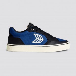 Men Cariuma Low Top Suede The Vallely Blue Contrast / Ivory | WT5126374