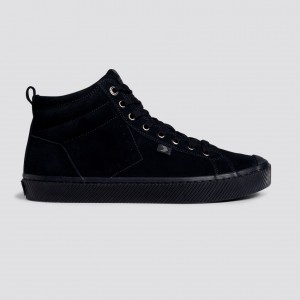 Women Cariuma High Top Suede OCA HIGH Black | ZR5894732