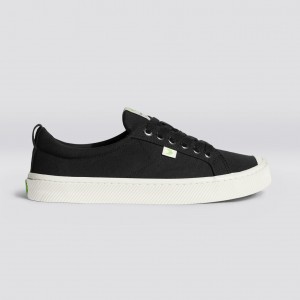 Women Cariuma Low Top Canvas Vegan OCA LOW Black | RG7362140