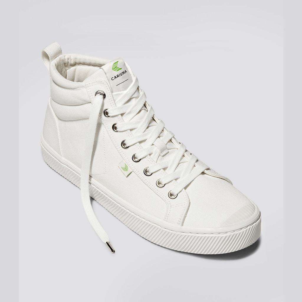 Men Cariuma High Top Canvas Vegan OCA HIGH Off-White | JZ2439765