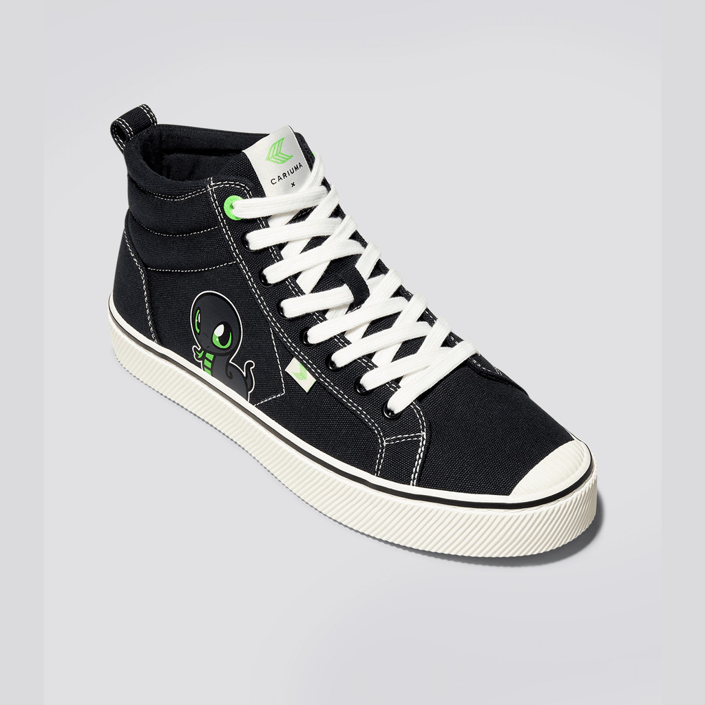 Men Cariuma High Top Canvas Vegan OCA HIGH High Black | NM9684152