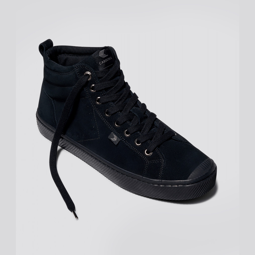 Men Cariuma High Top Suede OCA HIGH Black | BE3981540