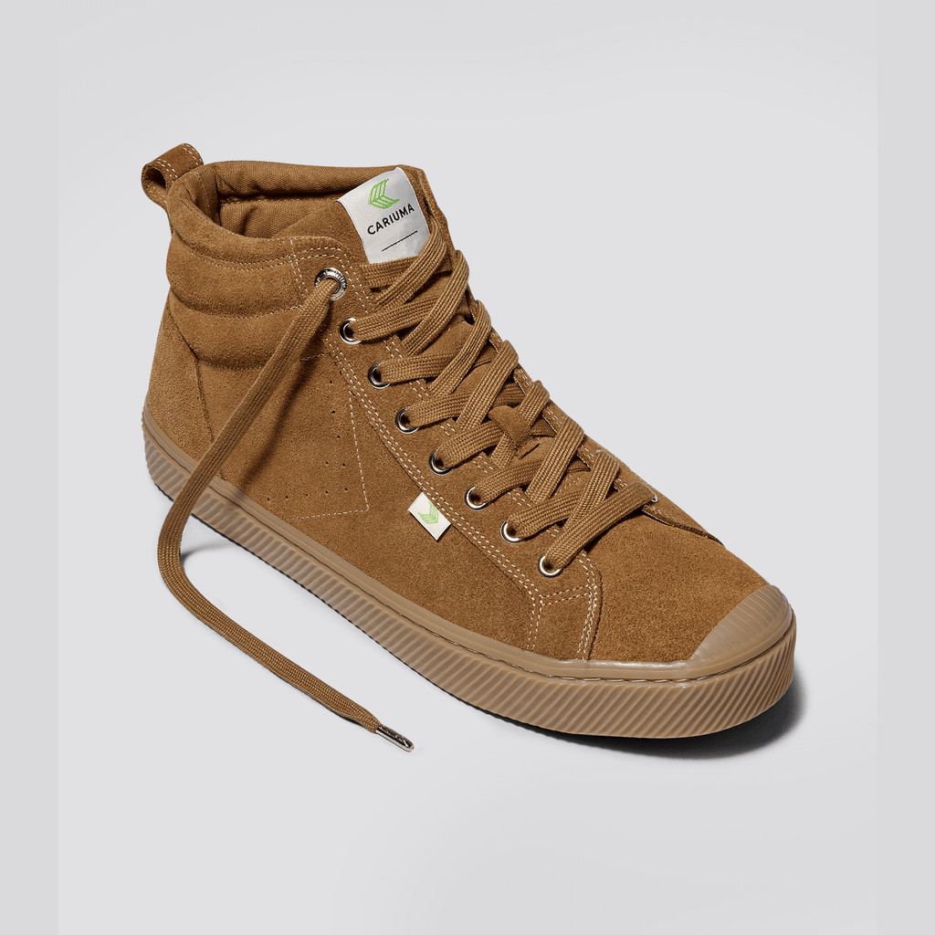 Men Cariuma High Top Suede OCA HIGH Camel | XD0189467