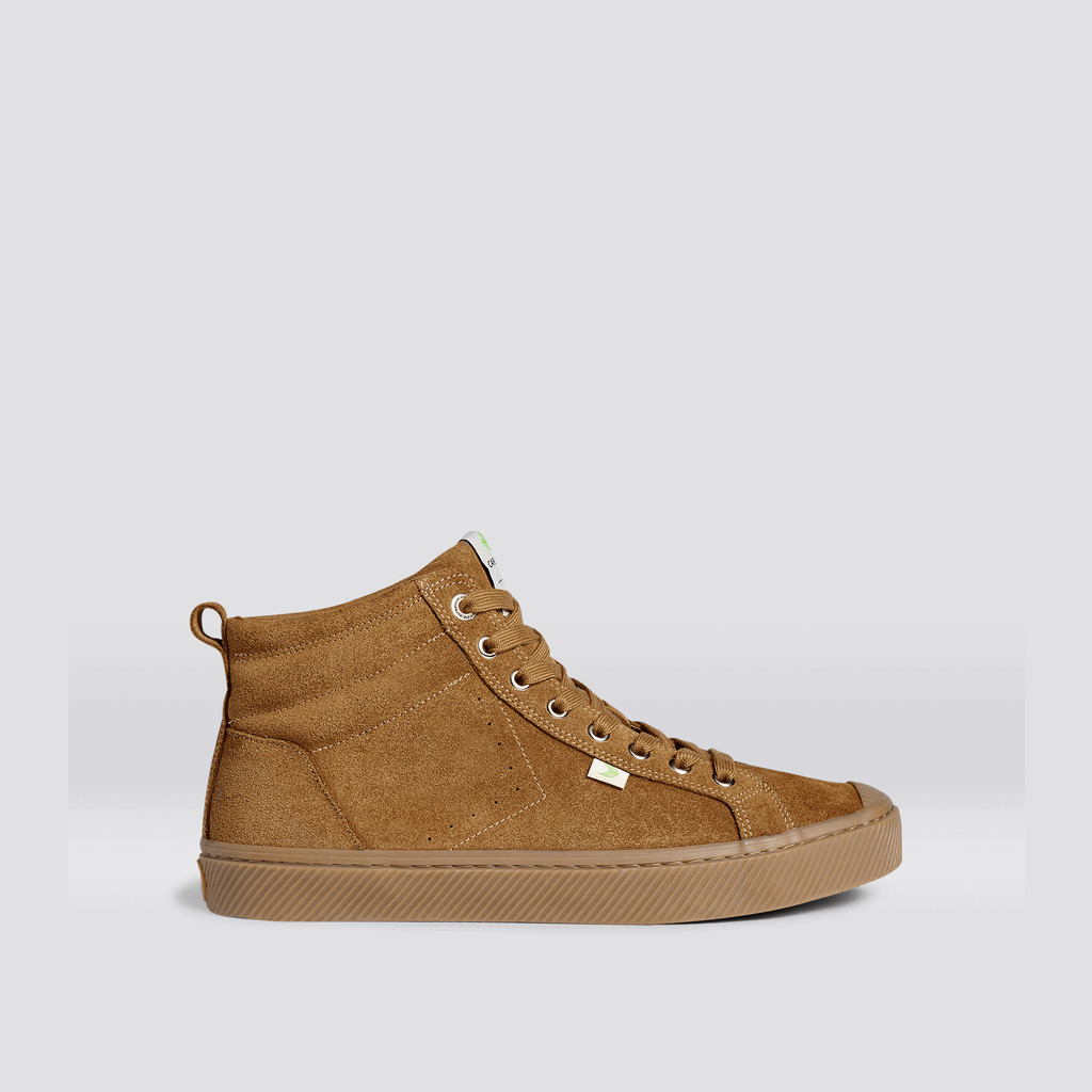 Men Cariuma High Top Suede OCA HIGH Camel | XD0189467