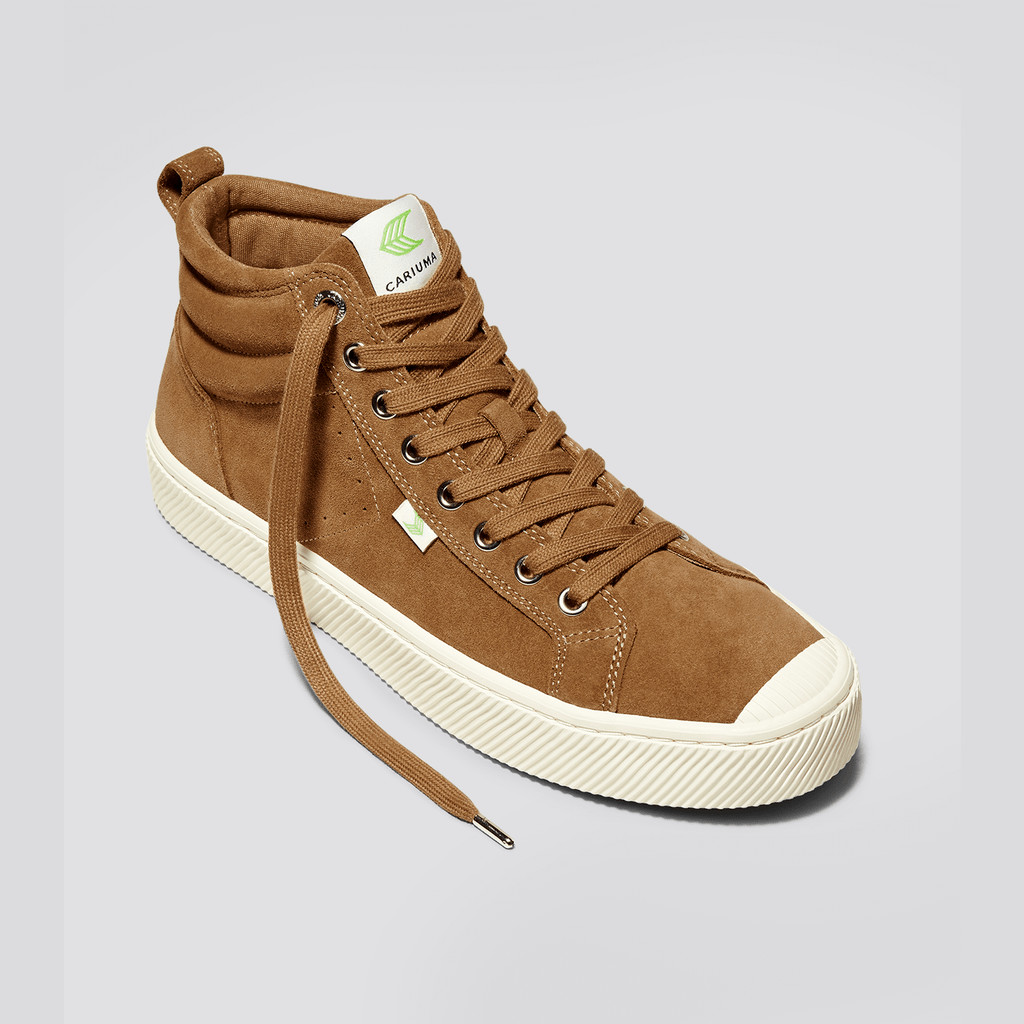 Men Cariuma High Top Suede OCA HIGH Camel | RU0362715