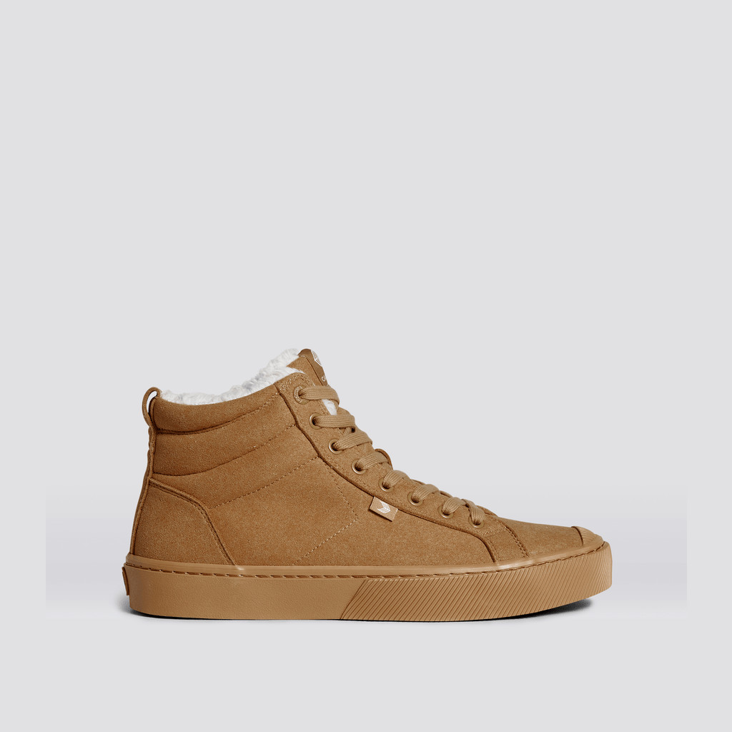 Men Cariuma High Top Suede Vegan OCA HIGH All Camel | BD3982641