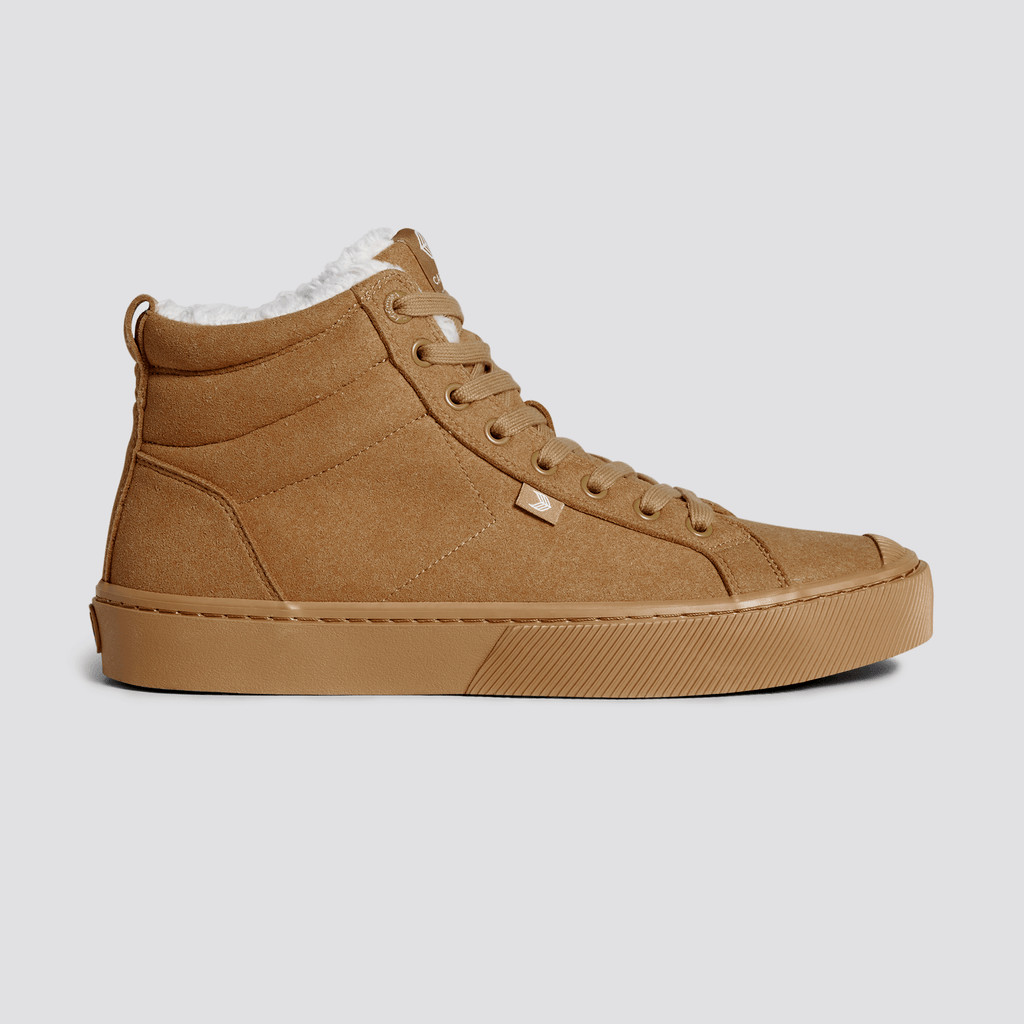 Men Cariuma High Top Suede Vegan OCA HIGH All Camel | BD3982641