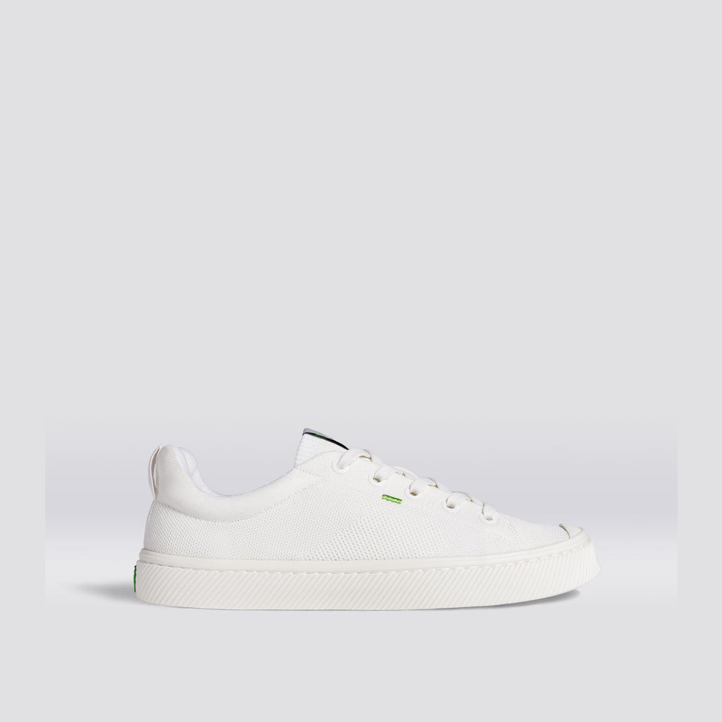 Men Cariuma Low Top Bamboo Weave Knit Vegan IBI Off-White | HZ8130625