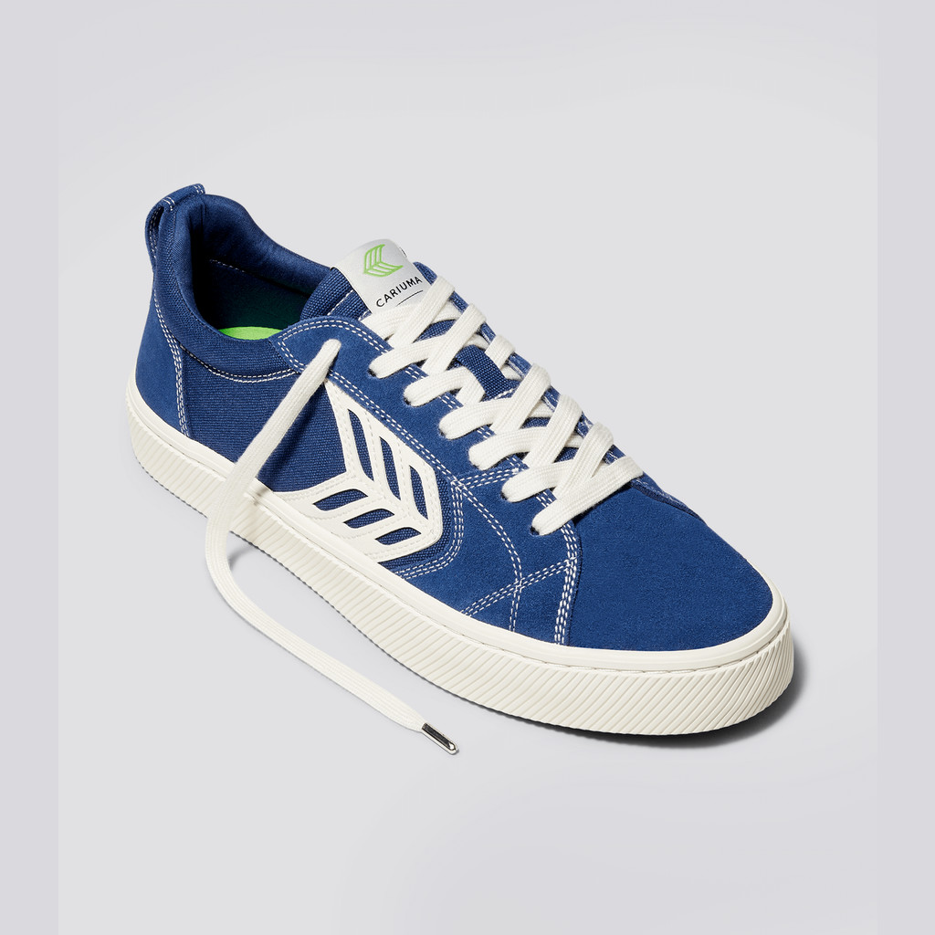 Men Cariuma Low Top Canvas Vegan CATIBA PRO Blue Contrast / Ivory | BV4831256