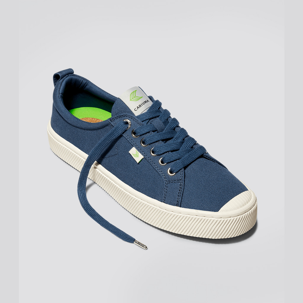 Men Cariuma Low Top Canvas Vegan OCA LOW Shadow Blue | XC0796251