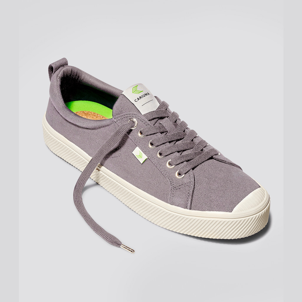 Men Cariuma Low Top Canvas Vegan OCA LOW Grey | OK4673258