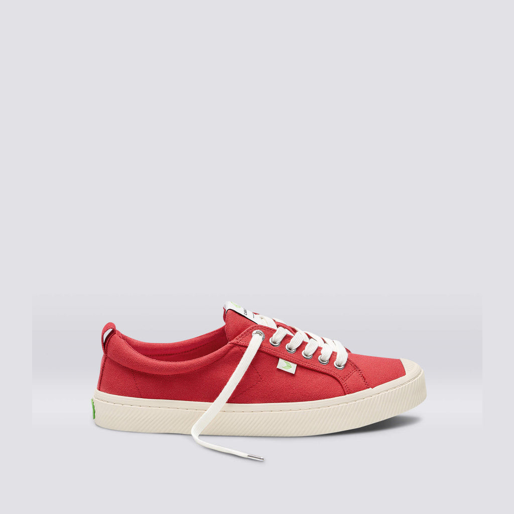 Men Cariuma Low Top Canvas Vegan OCA LOW Red | RL2014837