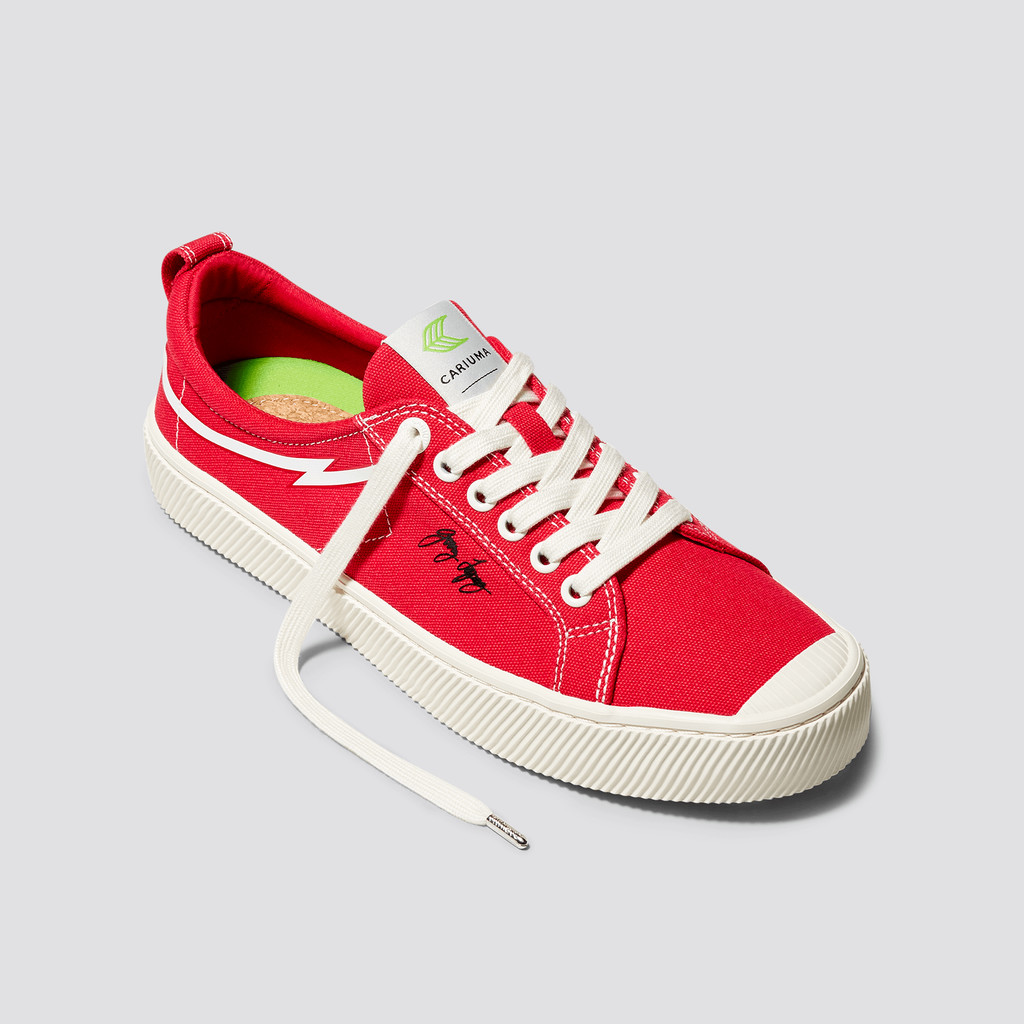 Men Cariuma Low Top Canvas Vegan OCA LOW Red | SV3458610