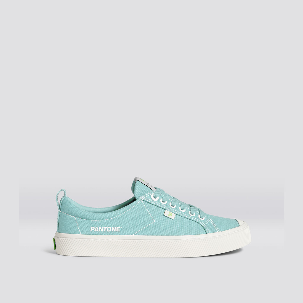 Women Cariuma Low Top Canvas OCA LOW Eggshell Blue | DB9067581