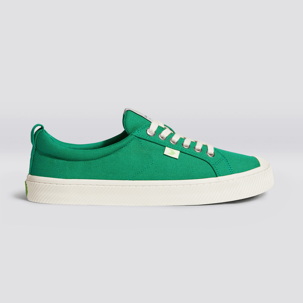 Women Cariuma Low Top Canvas Vegan OCA LOW Green | YW8530146